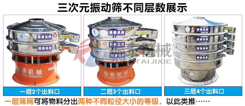 XZS旋振篩不同層數展示